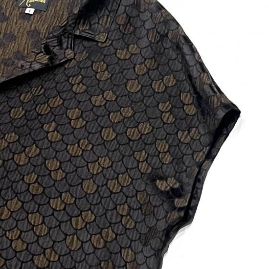 FRENCH SLEEVE BLOUSE- SEIGAIHA JACQUARD
