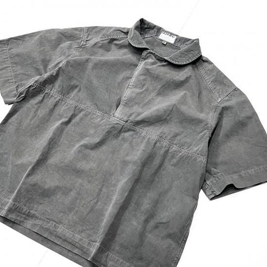 WORK27 GOULE SHIRT /NICE COTTON POPLIN / SHALE