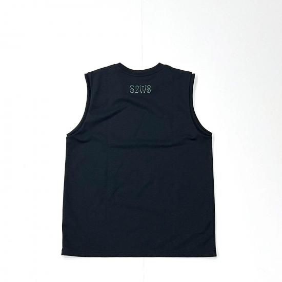 SLEEVELESS CREW NECK TEE - SKULL & TARGET