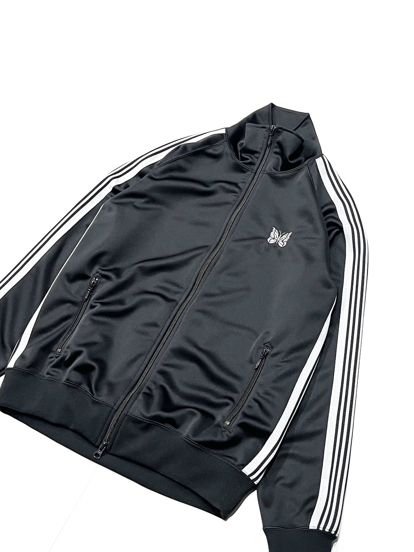 TRACK JACKET - POLY SMOOTH(CHARCOAL)