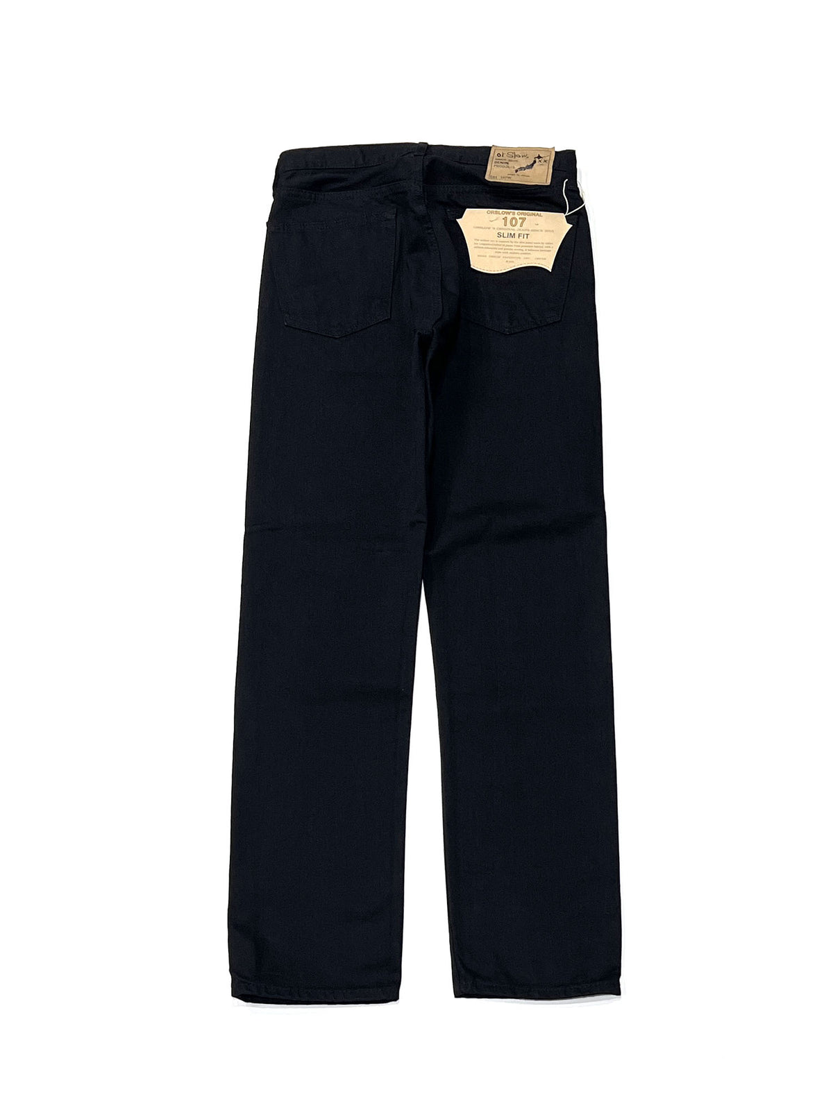 107 IVY FIT BLACK DENIM