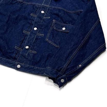 TYPE1 40'S PLEATED FRONT BLOUSE ONE WASH