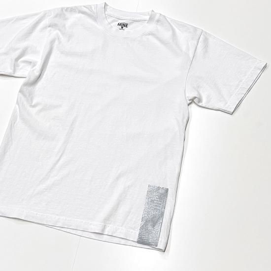 DUCT TAPE T-SHIRT / WHITE LABEL / MINE-SS-WHITE