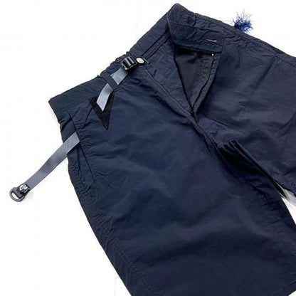 SM SHORT / FEATHER NYLON (BLACKNAVY)