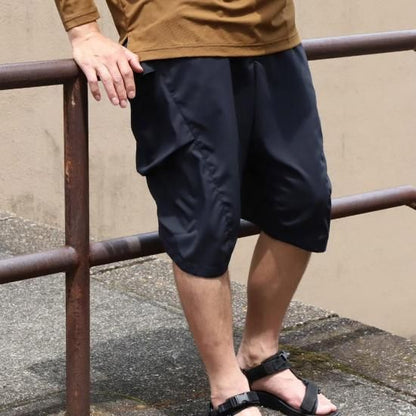 "POUTNIK"ポートニック- QUEST SHORTS (BLACK)
