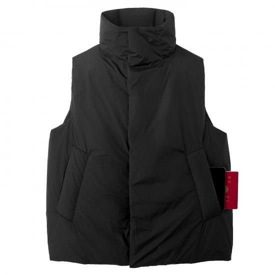 MUTE SCOPE VEST - EVA #BLACK【EVAPOD・ダウン】