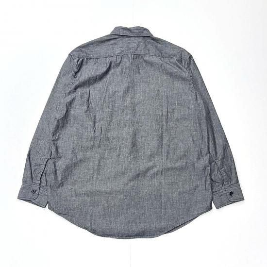 BLACK CHAMBRAY WORK SHIRT (BLACK)