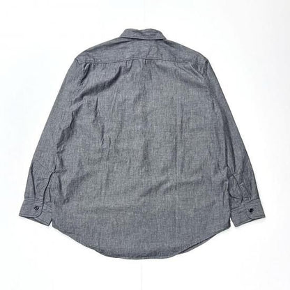 BLACK CHAMBRAY WORK SHIRT (BLACK)