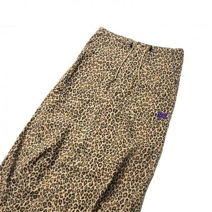 STRING FATIGUE SKIRT- BRUSHED SATEEN (LEOPARD)