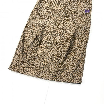 STRING FATIGUE SKIRT- BRUSHED SATEEN (LEOPARD)