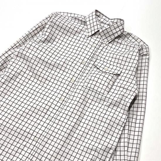 BD SHIRT - COTTON BIG TATTERSALL(WHITE/BLACK)