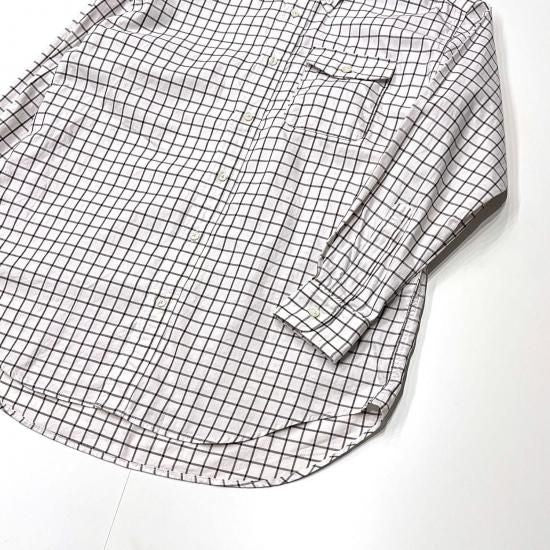 BD SHIRT - COTTON BIG TATTERSALL(WHITE/BLACK)