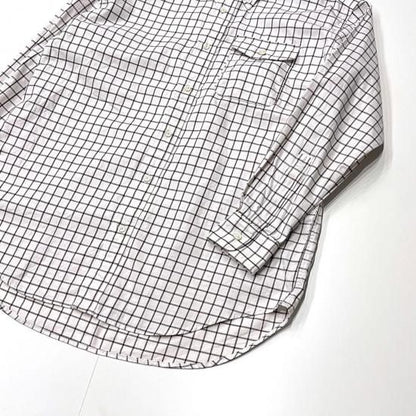 BD SHIRT - COTTON BIG TATTERSALL(WHITE/BLACK)