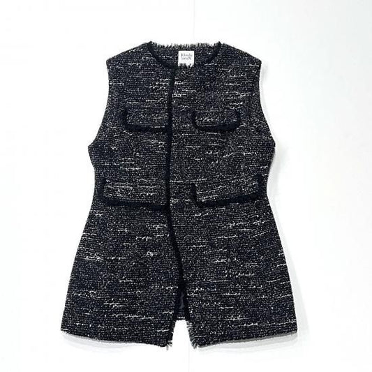 SLLEVELESS JACKET - BONDING TWEED