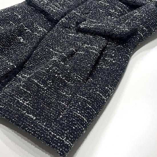 SLLEVELESS JACKET - BONDING TWEED