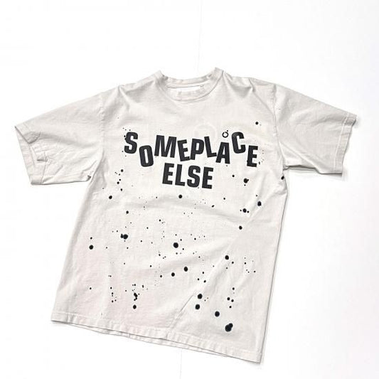 Hand Dyed Twist Tee Shirt / SOMEPLACE ELSE