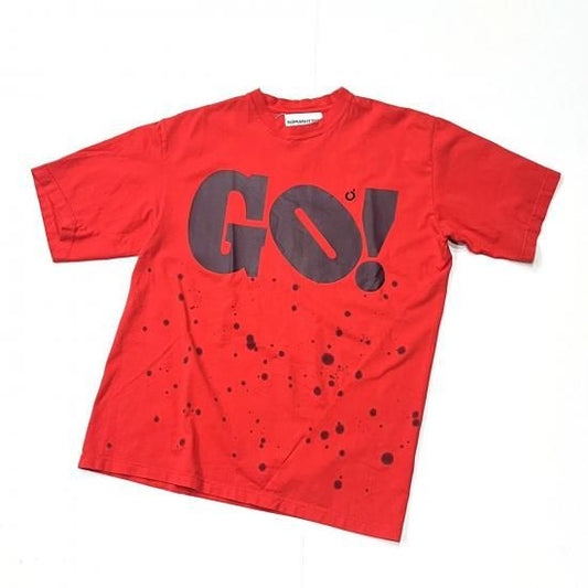Hand Dyed Twist Tee Shirt / GO!