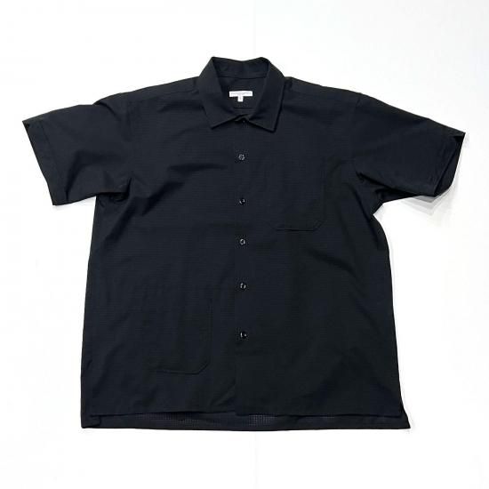 CAMP SHIRT - POLYESTER MESH (BLACK)