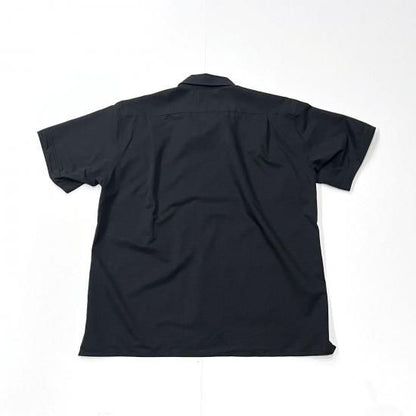 CAMP SHIRT - POLYESTER MESH (BLACK)