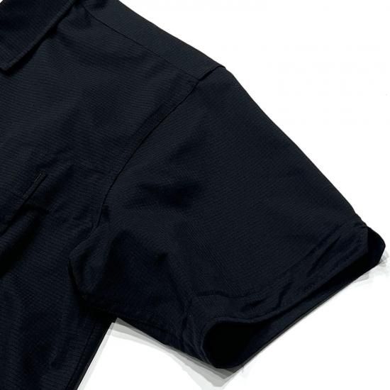 CAMP SHIRT - POLYESTER MESH (BLACK)