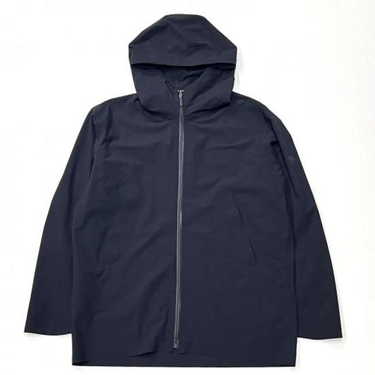 UNTRIMMED HOODIE JACKET (BLACK)
