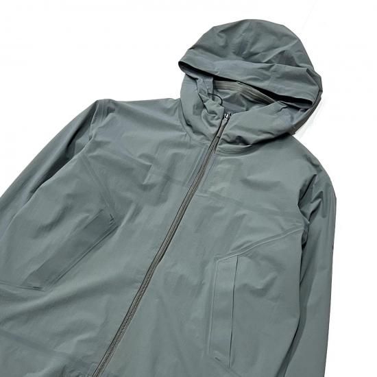 UNTRIMMED HOODIE JACKET (SAGE GREEN)
