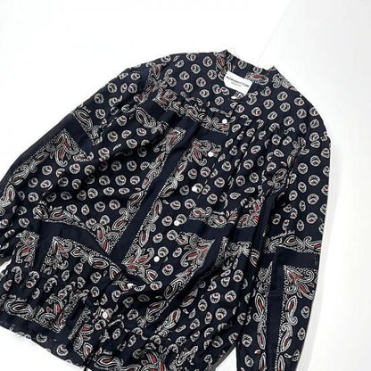 Paisley Gathered Blouse