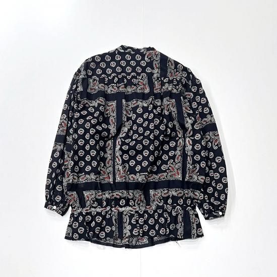 Paisley Gathered Blouse