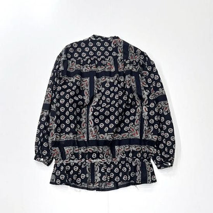 Paisley Gathered Blouse