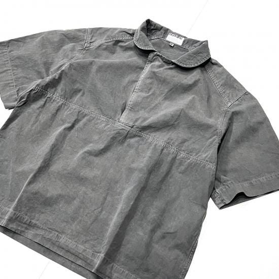 WORK27 GOULE SHIRT /NICE COTTON POPLIN / SHALE