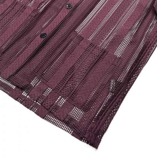 CABANA SHIRT - POLY LACE JQ. (DK.PURPLE)