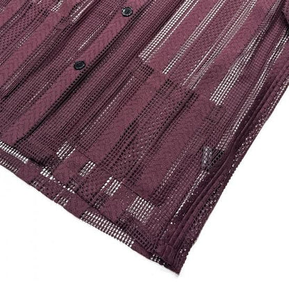 CABANA SHIRT - POLY LACE JQ. (DK.PURPLE)