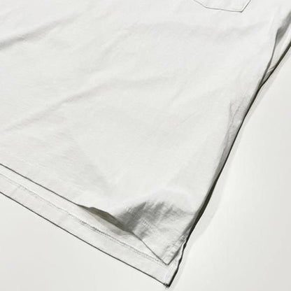 PRINTED CROSS CREW NECK T-SHIRT - MULTI PATTERN (WHITE)
