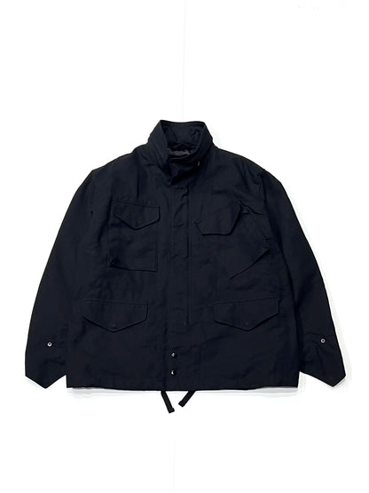 M65 FIELD JACKET - COTTON DOUBLE CLOTH BLACK