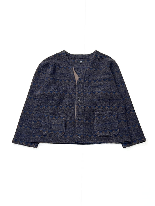 Knit Cardiigan - Horizontal Stripe Sweater Knit
