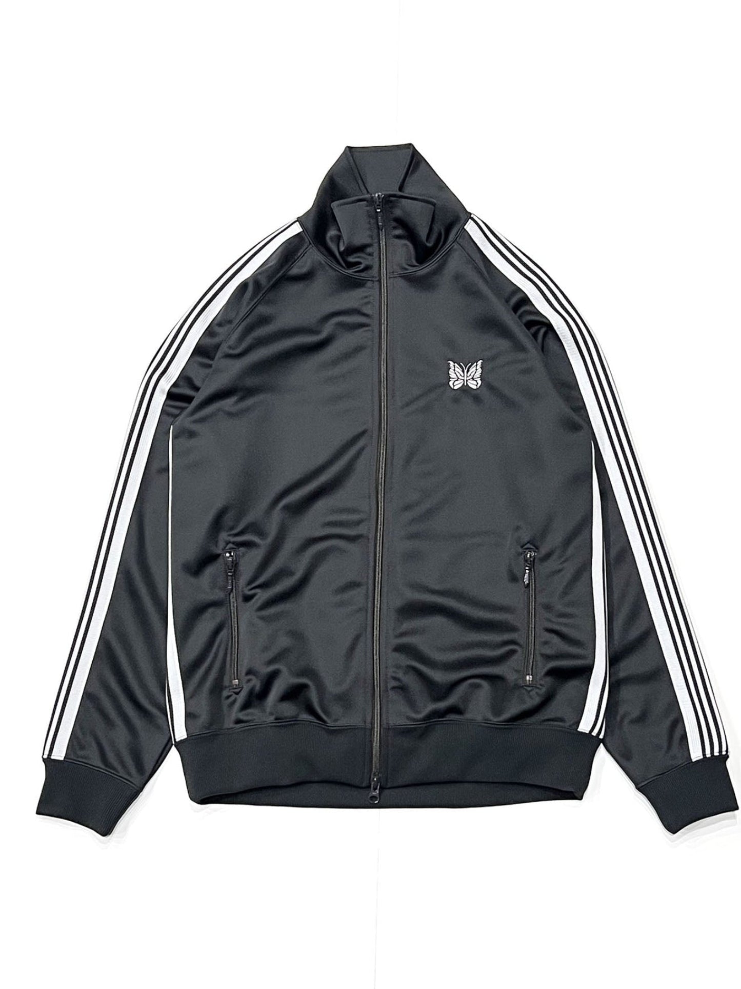 TRACK JACKET - POLY SMOOTH(CHARCOAL)