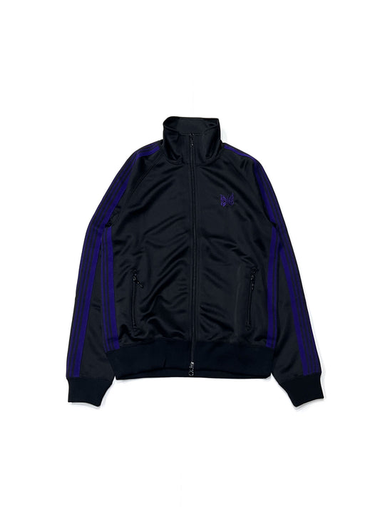 TRACK JACKET - POLY SMOOTH BLACK