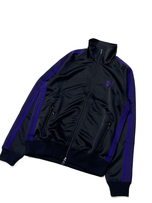 TRACK JACKET - POLY SMOOTH BLACK