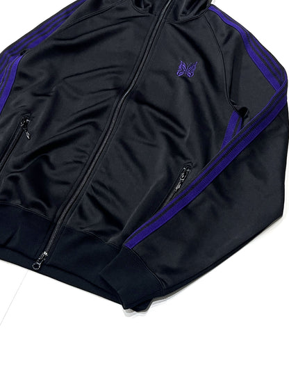 TRACK JACKET - POLY SMOOTH BLACK