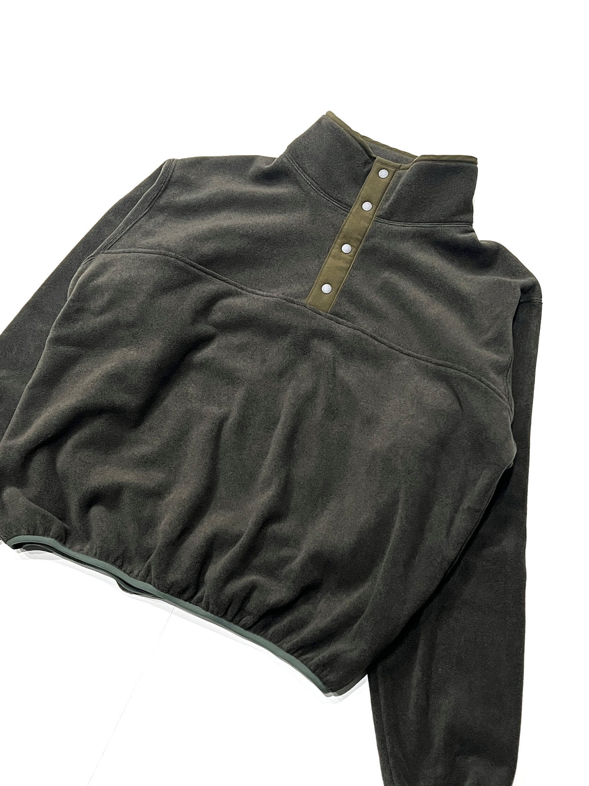 BETWEEN SNAP SHIRT - POLY FLEECE OLIVE