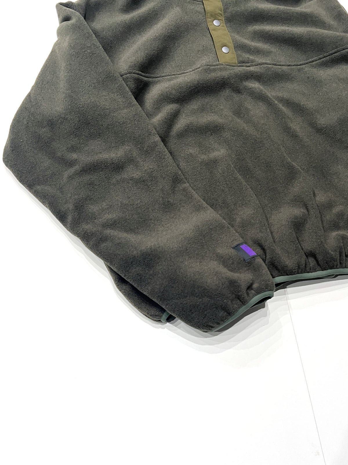 BETWEEN SNAP SHIRT - POLY FLEECE OLIVE