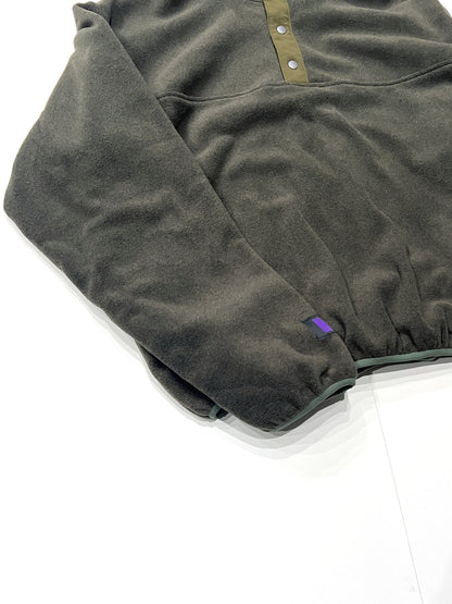 BETWEEN SNAP SHIRT - POLY FLEECE OLIVE