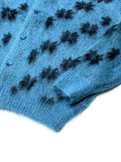 MOHAIR CARDIGAN - SNOWFLAKE