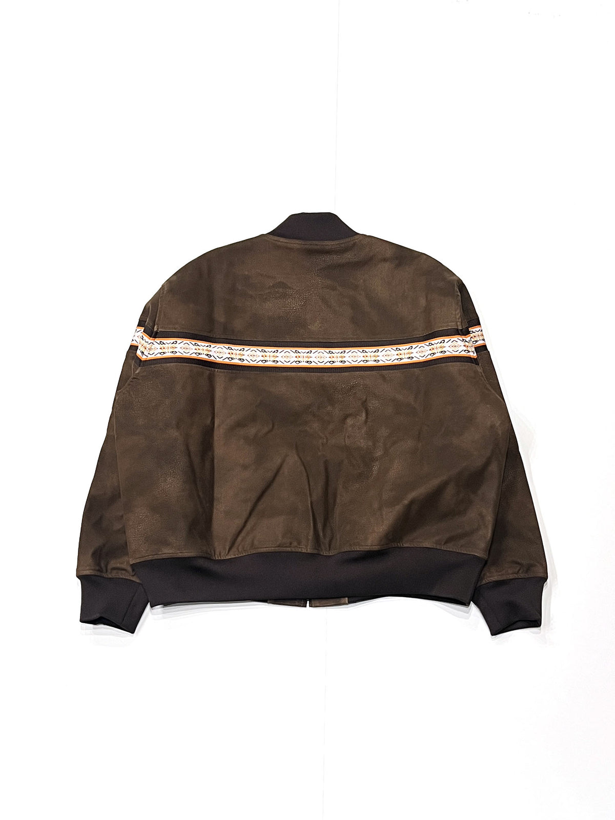LOOSE B.B. JACKET - SYNTHETIC LEATHER BROWN