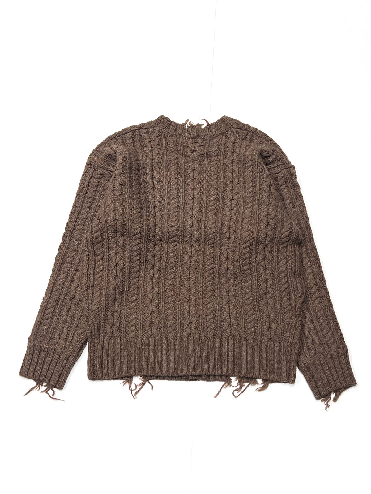 ARAN CARDIGAN MOCHA