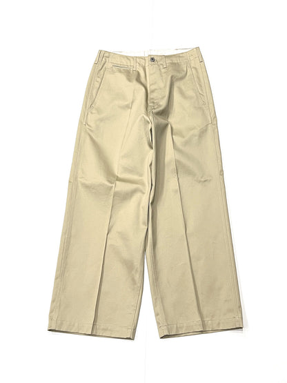 90’LOOSE STRAIGHT PANTS - CHINO CLOTH