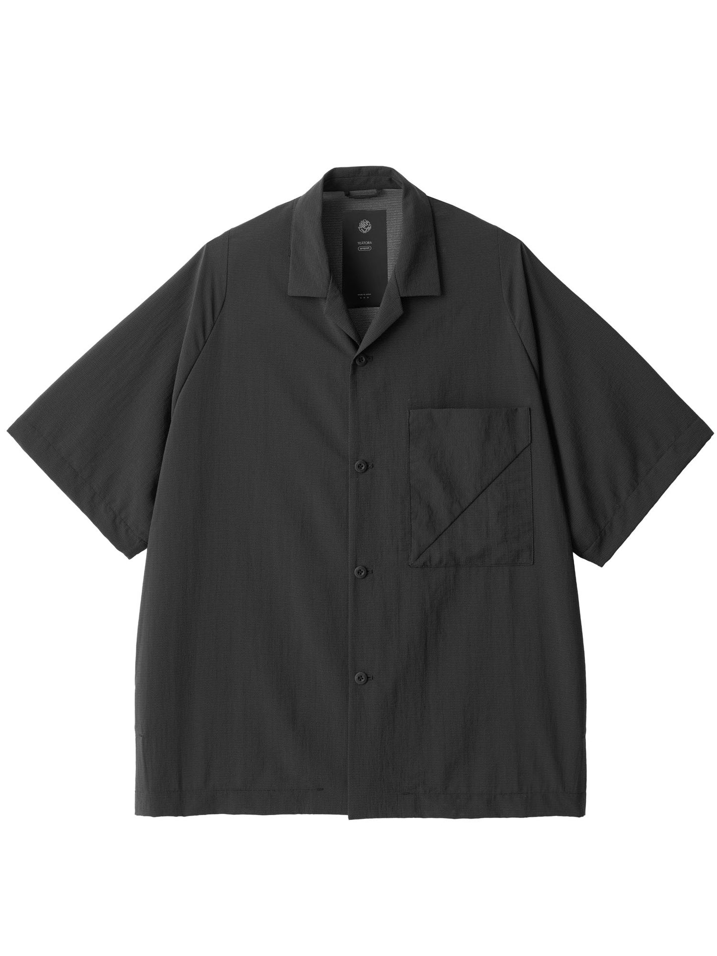 CAMBRIAN SHIRT S/S - GG #BLACK [GEOGRAM ジオグラム]
