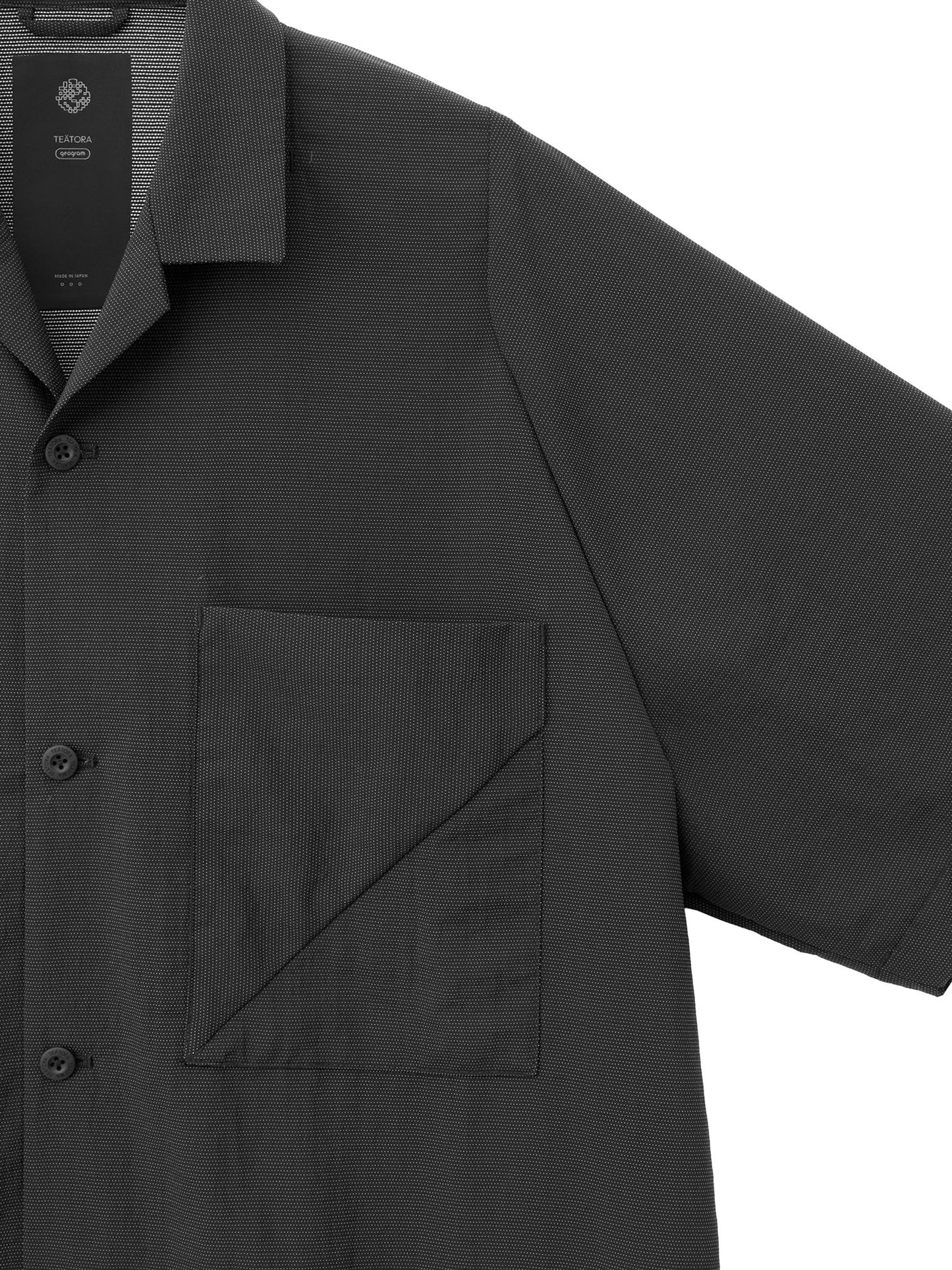 CAMBRIAN SHIRT S/S - GG #BLACK [GEOGRAM ジオグラム]