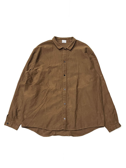 486 BURRO SHIRT - COTTON DIAMONDBONE - BROWN HAT