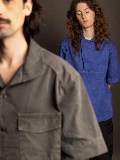 GOULE SHIRT / NICE COTTON POPLIN / SHALE